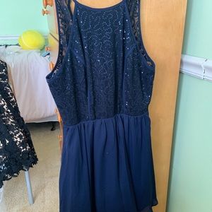 Formal dress with open back